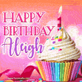 Happy Birthday Aleigh - Lovely Animated GIF
