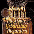 Alles Gute zum Geburtstag Alejandra (GIF)