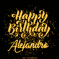 Happy Birthday Card for Alejandro - Download GIF and Send for Free