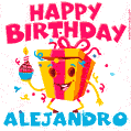 Funny Happy Birthday Alejandro GIF