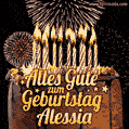 Alles Gute zum Geburtstag Alessia (GIF)