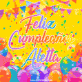 Feliz Cumpleaños Aletta (GIF)