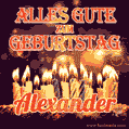 Alles Gute zum Geburtstag Alexander (GIF)