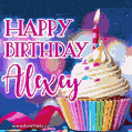 Happy Birthday Alexey - Lovely Animated GIF