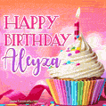 Happy Birthday Aleyza - Lovely Animated GIF