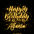 Happy Birthday Card for Alfonso - Download GIF and Send for Free