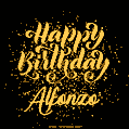 Happy Birthday Card for Alfonzo - Download GIF and Send for Free