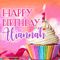 Happy Birthday Aliannah - Lovely Animated GIF