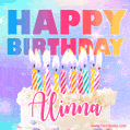 Funny Happy Birthday Alinna GIF