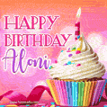 Happy Birthday Aloni - Lovely Animated GIF