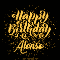 Happy Birthday Card for Alonso - Download GIF and Send for Free
