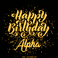 Happy Birthday Card for Alpha - Download GIF and Send for Free