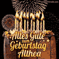 Alles Gute zum Geburtstag Althea (GIF)
