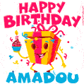 Funny Happy Birthday Amadou GIF