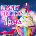 Happy Birthday Amari - Lovely Animated GIF