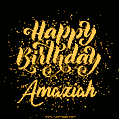 Happy Birthday Card for Amaziah - Download GIF and Send for Free