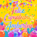 Feliz Cumpleaños Amberley (GIF)