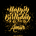 Happy Birthday Card for Amiir - Download GIF and Send for Free