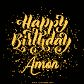 Happy Birthday Card for Amon - Download GIF and Send for Free