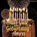 Alles Gute zum Geburtstag Amra (GIF)