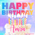 Funny Happy Birthday Amra GIF