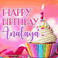 Happy Birthday Analaya - Lovely Animated GIF
