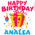 Funny Happy Birthday Analea GIF