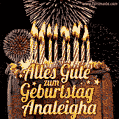 Alles Gute zum Geburtstag Analeigha (GIF)