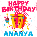 Funny Happy Birthday Ananya GIF