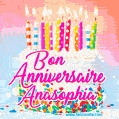 Joyeux anniversaire, Anasophia! - GIF Animé