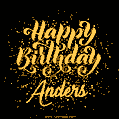 Happy Birthday Card for Anders - Download GIF and Send for Free