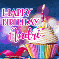 Happy Birthday Andre - Lovely Animated GIF