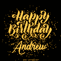 Happy Birthday Card for Andrew - Download GIF and Send for Free