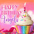 Happy Birthday Angeli - Lovely Animated GIF