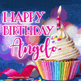 Happy Birthday Angelo - Lovely Animated GIF