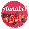 Happy Birthday Cake with Name Annabel - Free Download