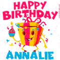 Funny Happy Birthday Annalie GIF