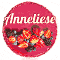 Happy Birthday Cake with Name Anneliese - Free Download