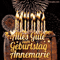 Alles Gute zum Geburtstag Annemarie (GIF)