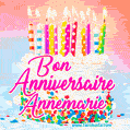Joyeux anniversaire, Annemarie! - GIF Animé