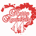 Happy 44th Anniversary, My Love