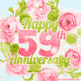 Happy 59th Anniversary - Celebrate 59 Years of Marriage