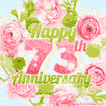 Happy 73rd Anniversary - Celebrate 73 Years of Marriage