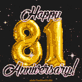 81 Wonderful Years - 81st Anniversary GIF
