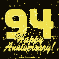 Happy Anniversary! 94th Anniversary GIF Image.