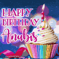 Happy Birthday Anubis - Lovely Animated GIF
