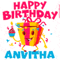 Funny Happy Birthday Anvitha GIF