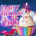 Happy Birthday Arath - Lovely Animated GIF