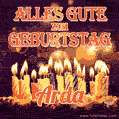 Alles Gute zum Geburtstag Arda (GIF)