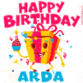 Funny Happy Birthday Arda GIF